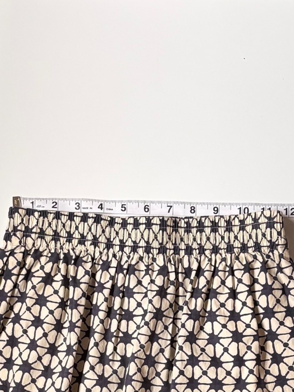 Hartford Alternative Classics Geometric Print Cotton Skirt Sz 0 - Picture 2 of 3